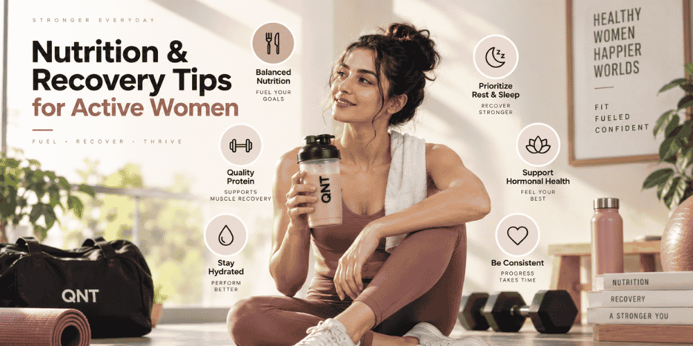 QNT Nutrition & Recovery tips for active women
